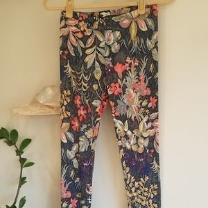 See You Monday Floral Leggings